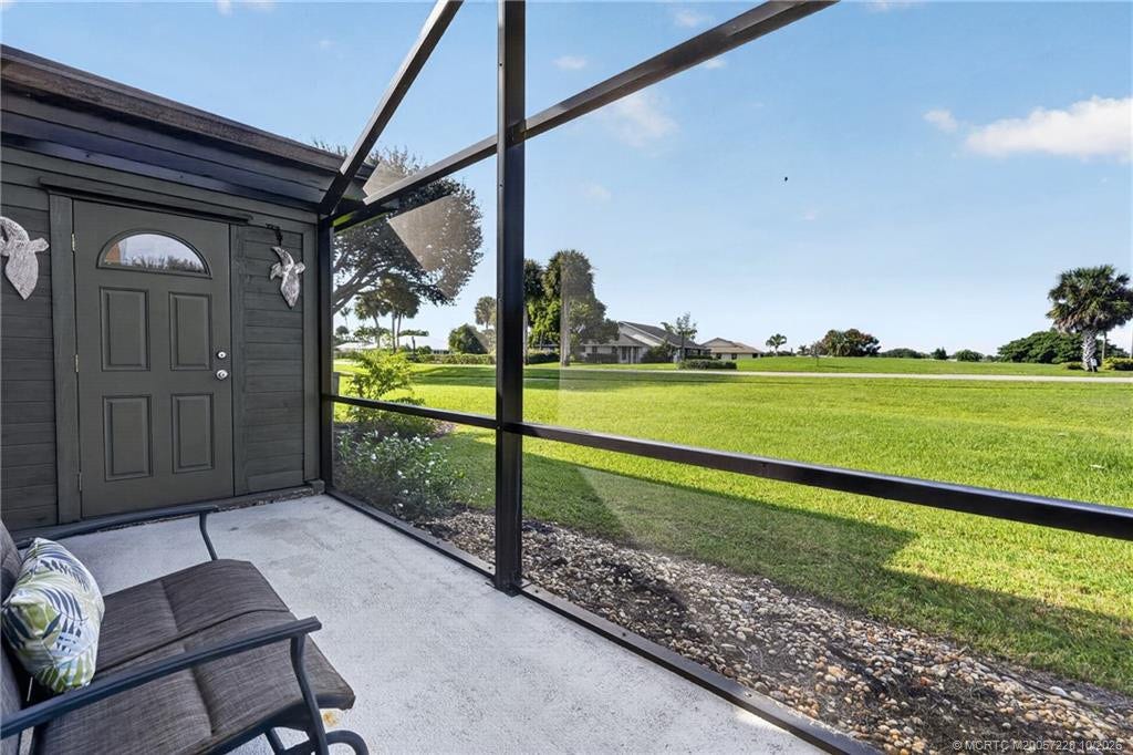 Screened porch