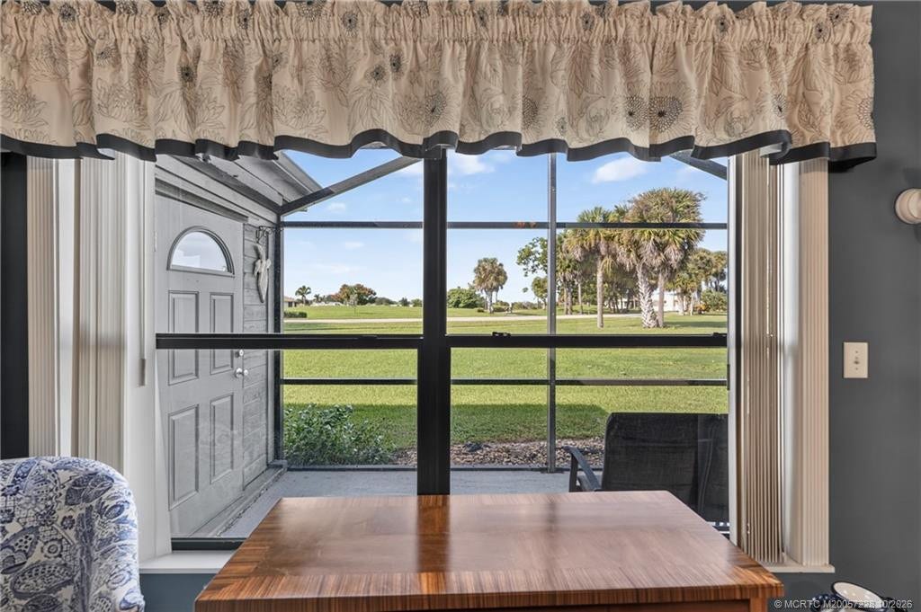View from living room