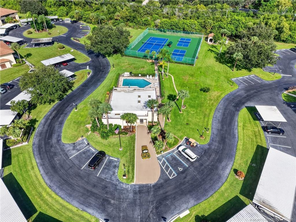 Community pool and tennis courts