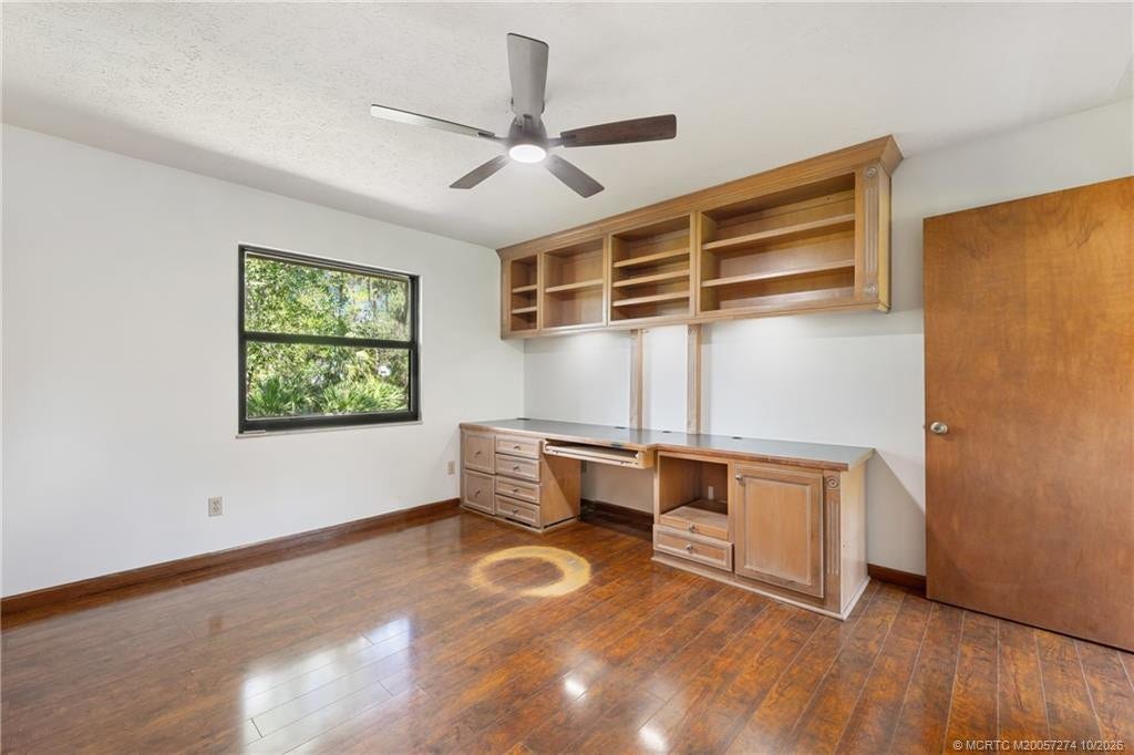5820 SW Grove Street, Palm City, FL 34990 2nd bedroom with built in office and large wall closet.