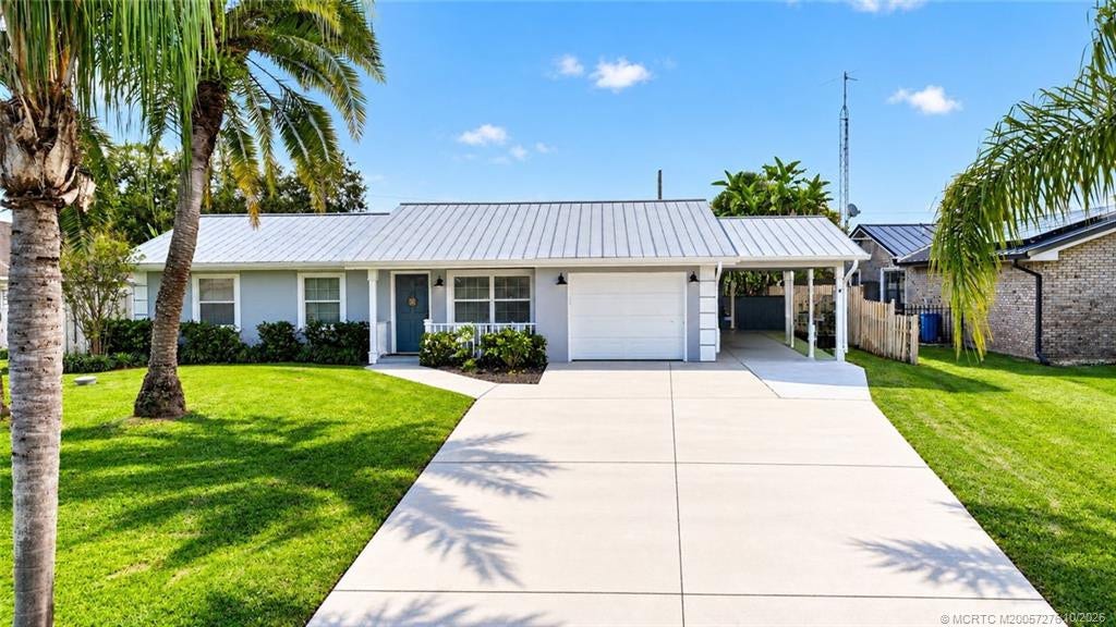 2657 SW Harem Circle, Port St Lucie, FL 34953 Garage walls painted and epoxy floor with transferable warranty completed in 2026