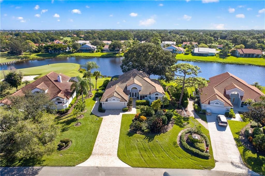 1642 NW Sweet Bay Circle, Palm City, FL 34990 Front Aerial View