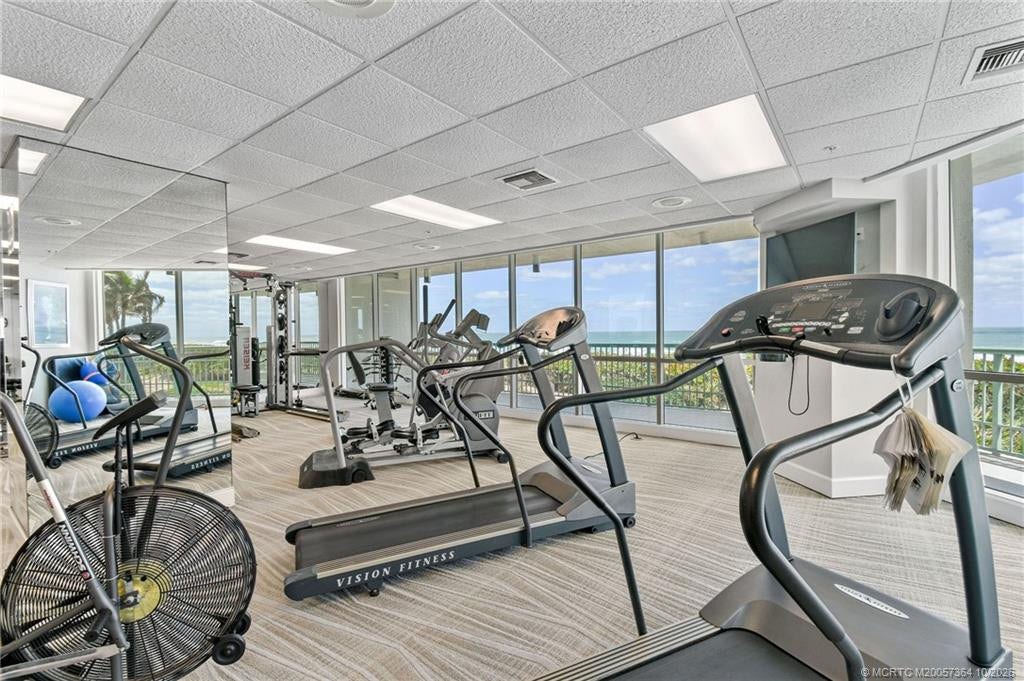 Stay active while enjoying breathtaking ocean views from the fitness center's cardio and strength-training areas.