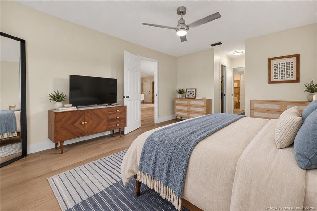 1812 NE Crabtree Lane, Jensen Beach, FL 34957 Primary Bedroom
