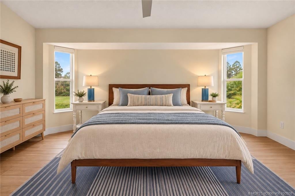 1812 NE Crabtree Lane, Jensen Beach, FL 34957 Primary Bedroom