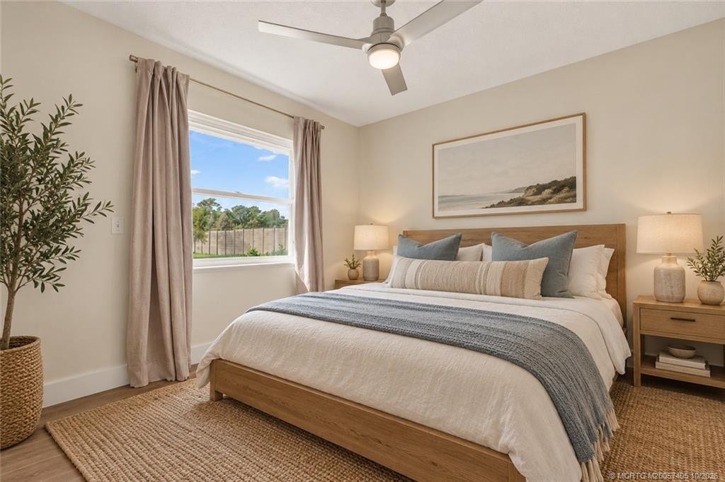 1812 NE Crabtree Lane, Jensen Beach, FL 34957 Guest Bedroom 3- Virtually Staged