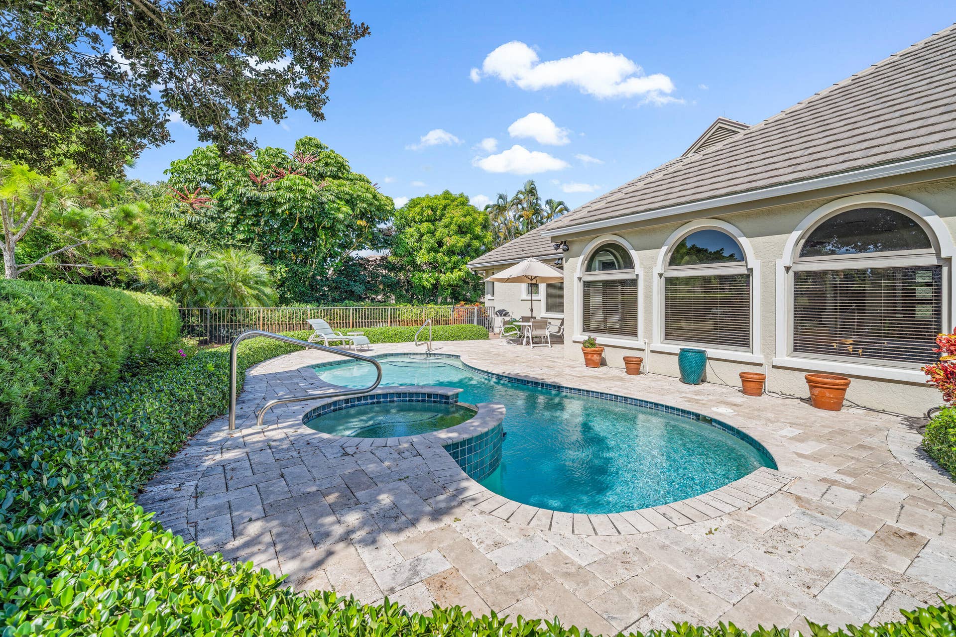 18065 SE Village Circle, Tequesta, FL 33469 Pool - rear View