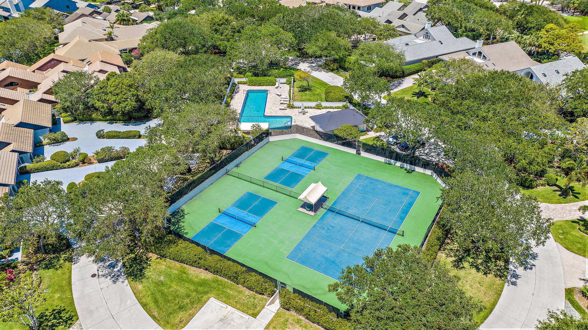 12308 SE Birkdale Run, Jupiter, FL 33469 Birkdale Tennis Courts & Pool