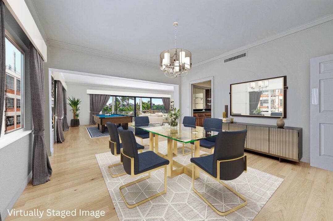11160 Turtle Beach Road, #210-E, North Palm Beach, FL 33408 Dining Area-Virtually Staged
