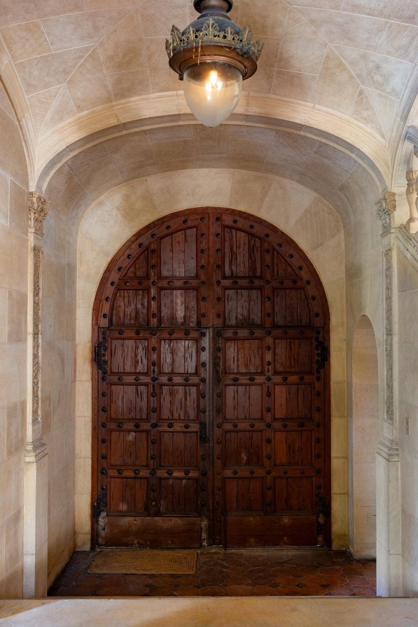 200 N Ocean Boulevard, #1, Palm Beach, FL 33480 Cast Stone Foyer