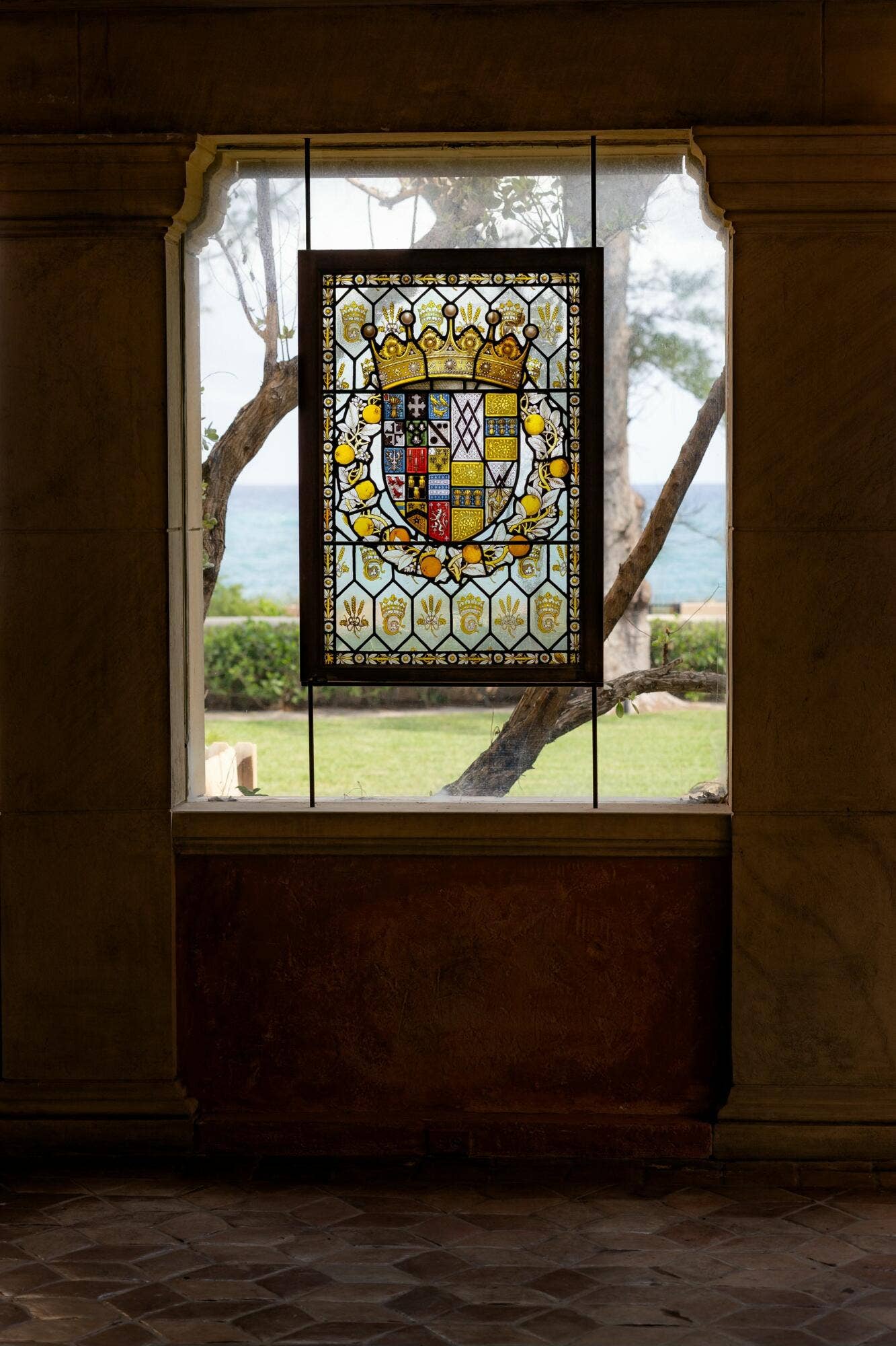200 N Ocean Boulevard, #1, Palm Beach, FL 33480 16th Century Stain Glass