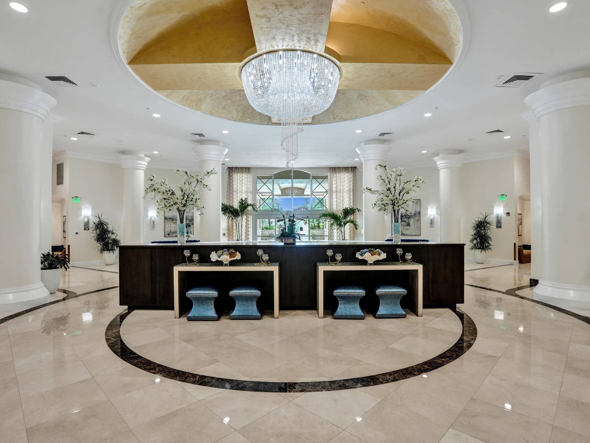 REAR VIEW OF THE LOBBY