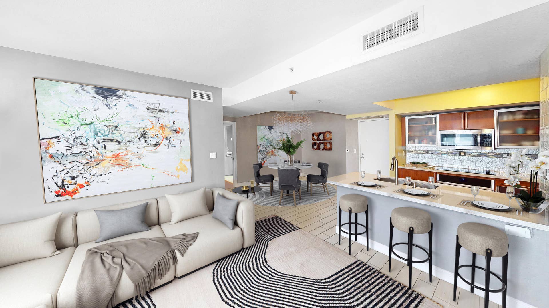 1551 N Flagler Drive, #1205, West Palm Beach, FL 33401 Virtual staging