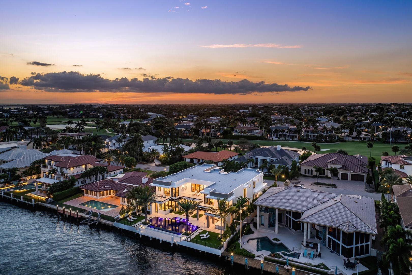 1520 Royal Palm Way, Boca Raton, FL 33432 1520_Royal_Palm_Way_Dusk_Drone_03