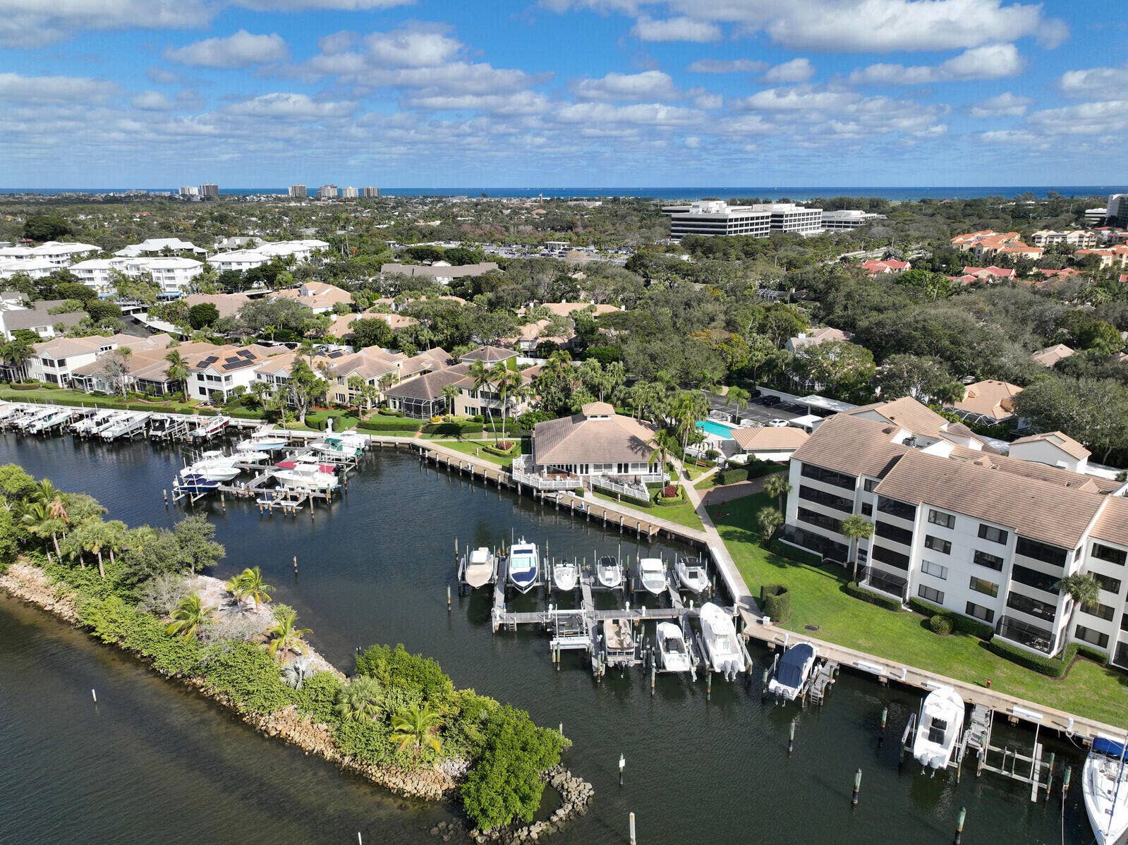 454 Coral Cove Drive, Juno Beach, FL 33408 Aerial of Marina