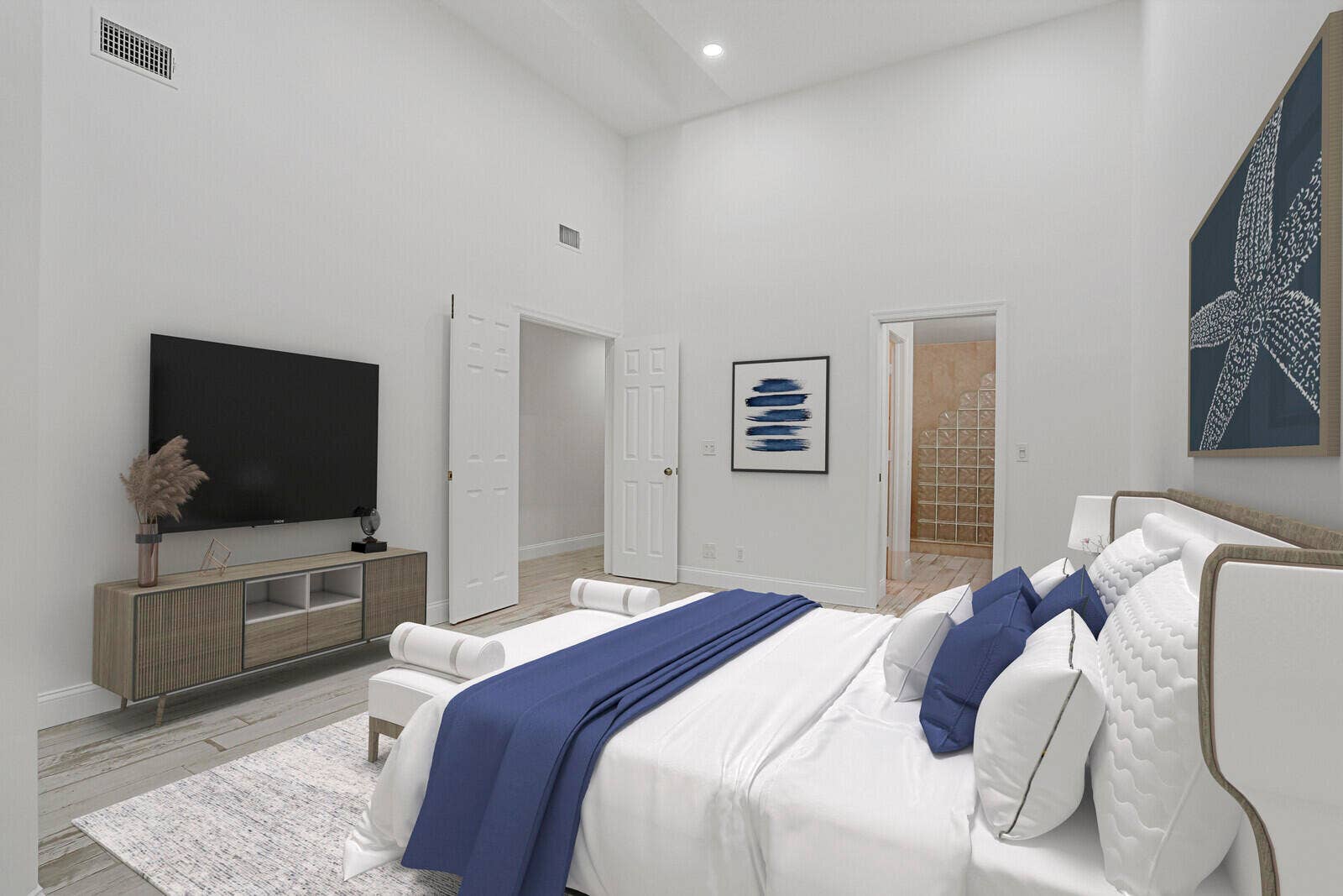 454 Coral Cove Drive, Juno Beach, FL 33408 Primary Bedroom - Virtually Staged
