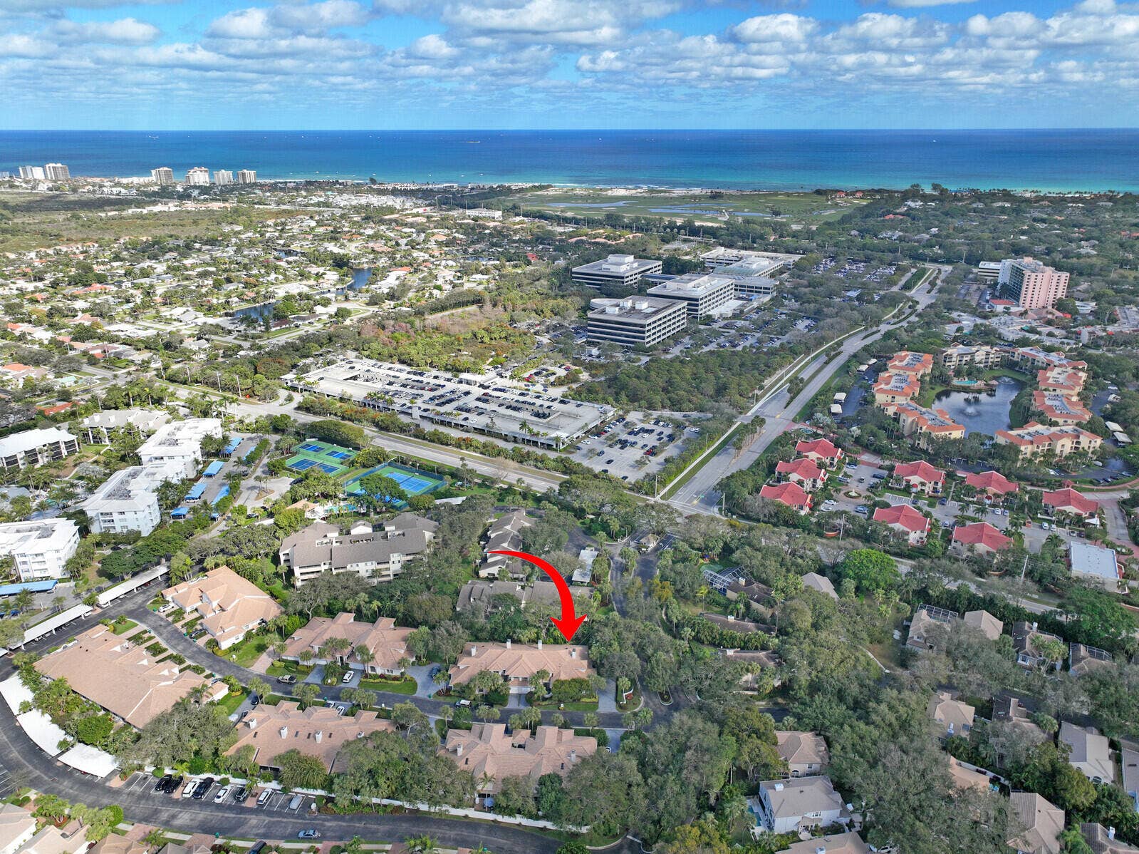 454 Coral Cove Drive, Juno Beach, FL 33408 Aerial with Ocean