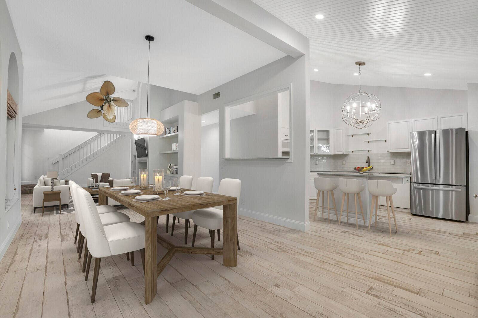 454 Coral Cove Drive, Juno Beach, FL 33408 Dining Room - virtually staged