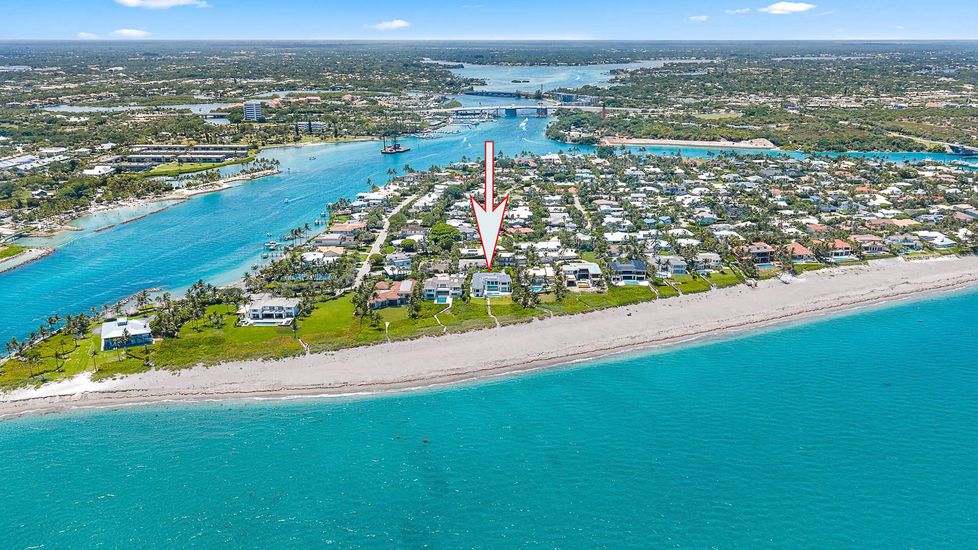 22 Ocean Drive, Jupiter Inlet Colony, FL 33469 Aerial