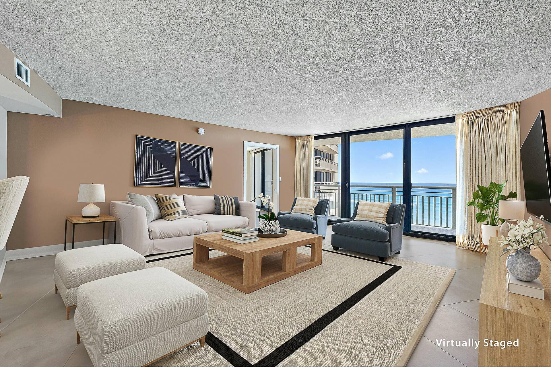 3000 N Ocean Drive, #19e, Singer Island, FL 33404 Main Living Area