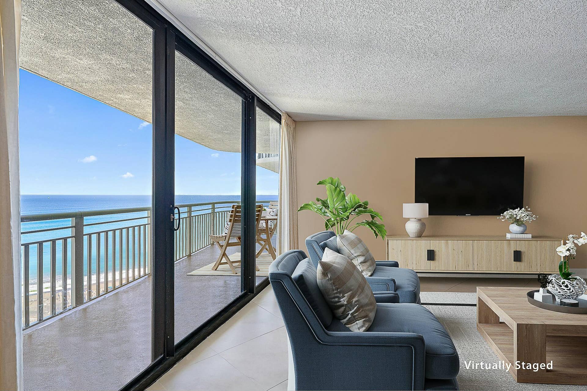 3000 N Ocean Drive, #19e, Singer Island, FL 33404 Main Living Area