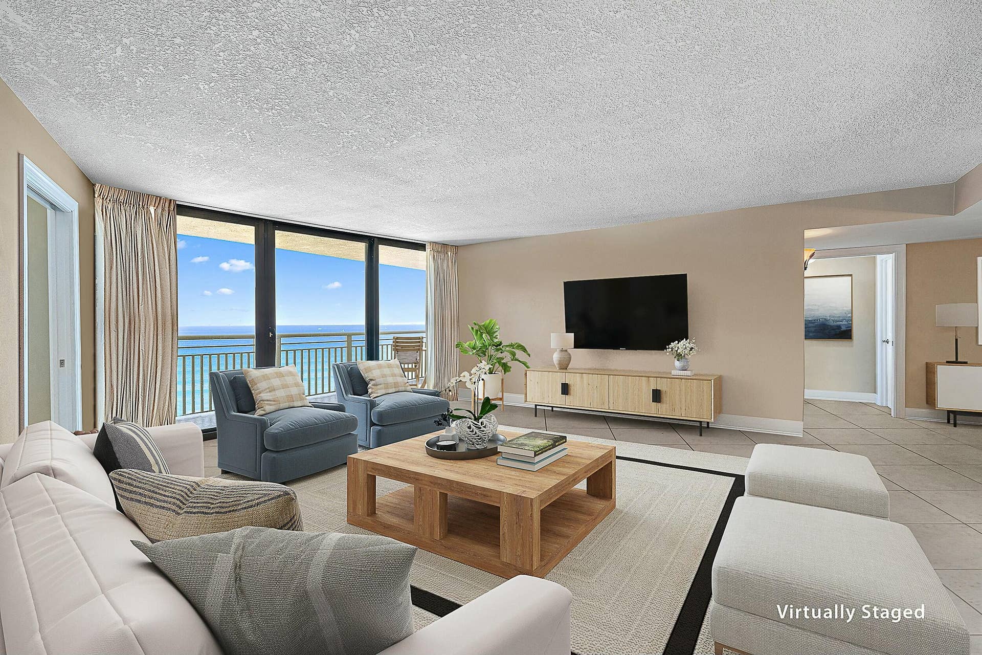 3000 N Ocean Drive, #19e, Singer Island, FL 33404 Main Living Area