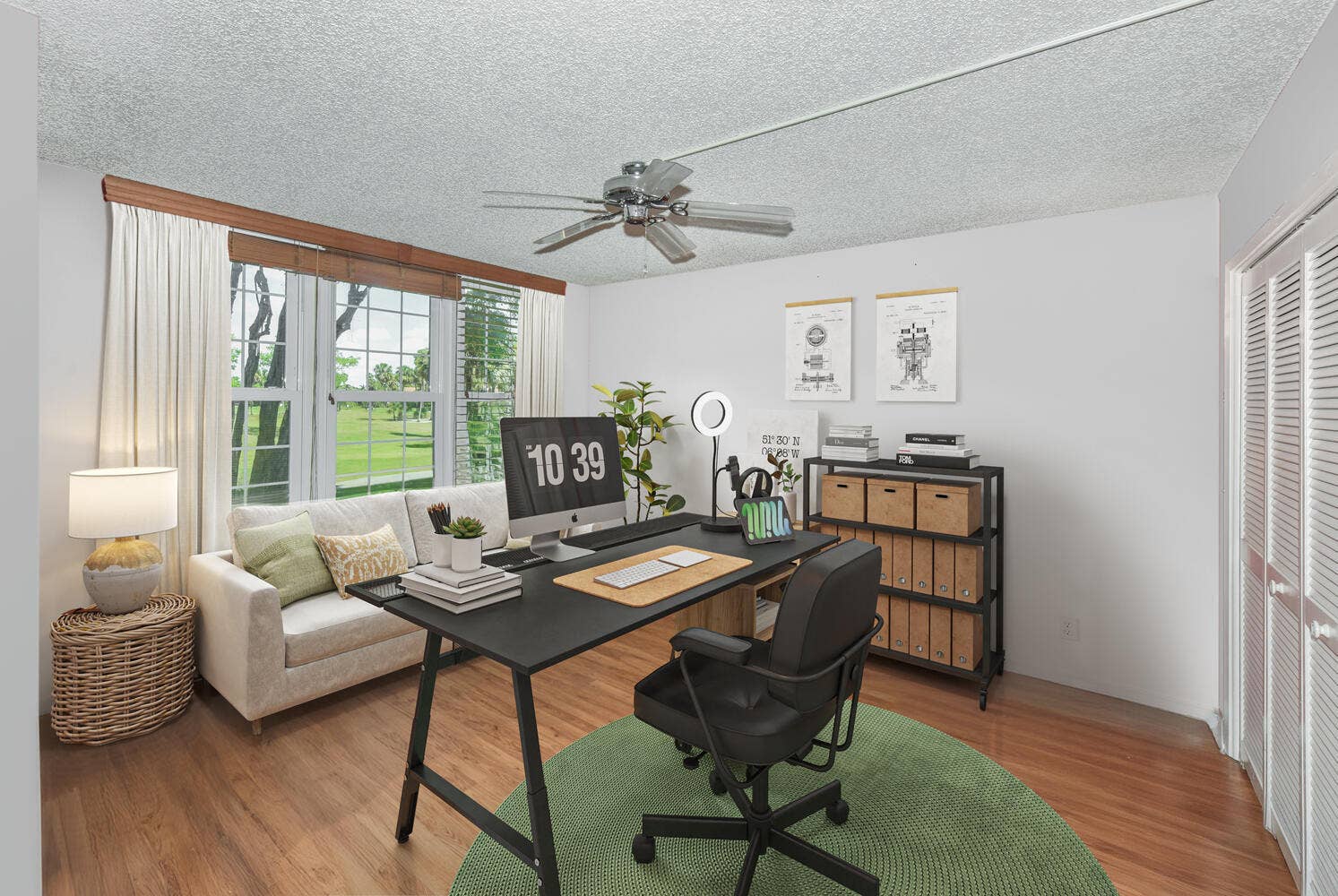 3960 Oaks Clubhouse Drive, #209, Pompano Beach, FL 33069 Den Virtually Staged
