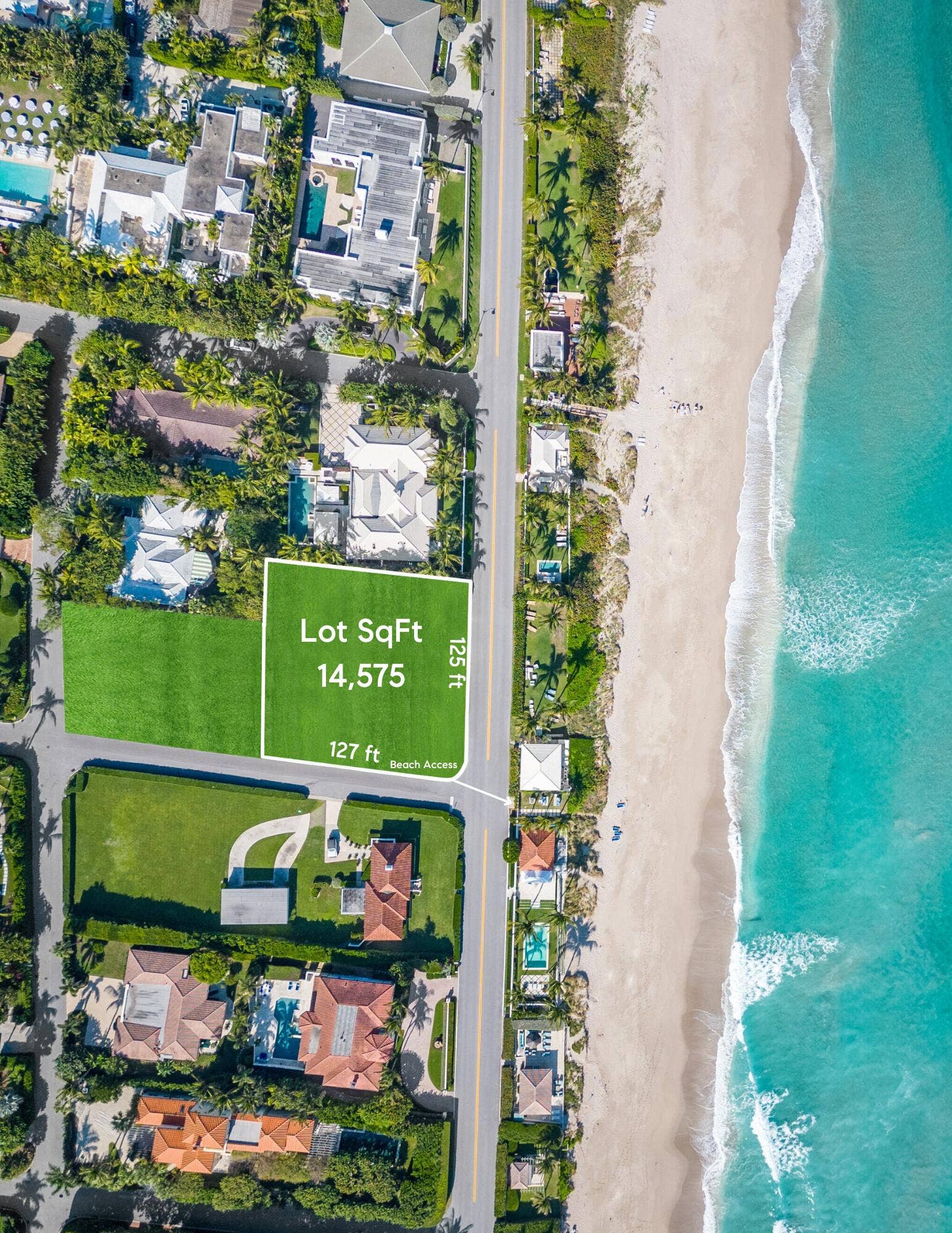 1285 N Ocean Boulevard, Palm Beach, FL 33480 Potential to purchase home on .64 acre lot