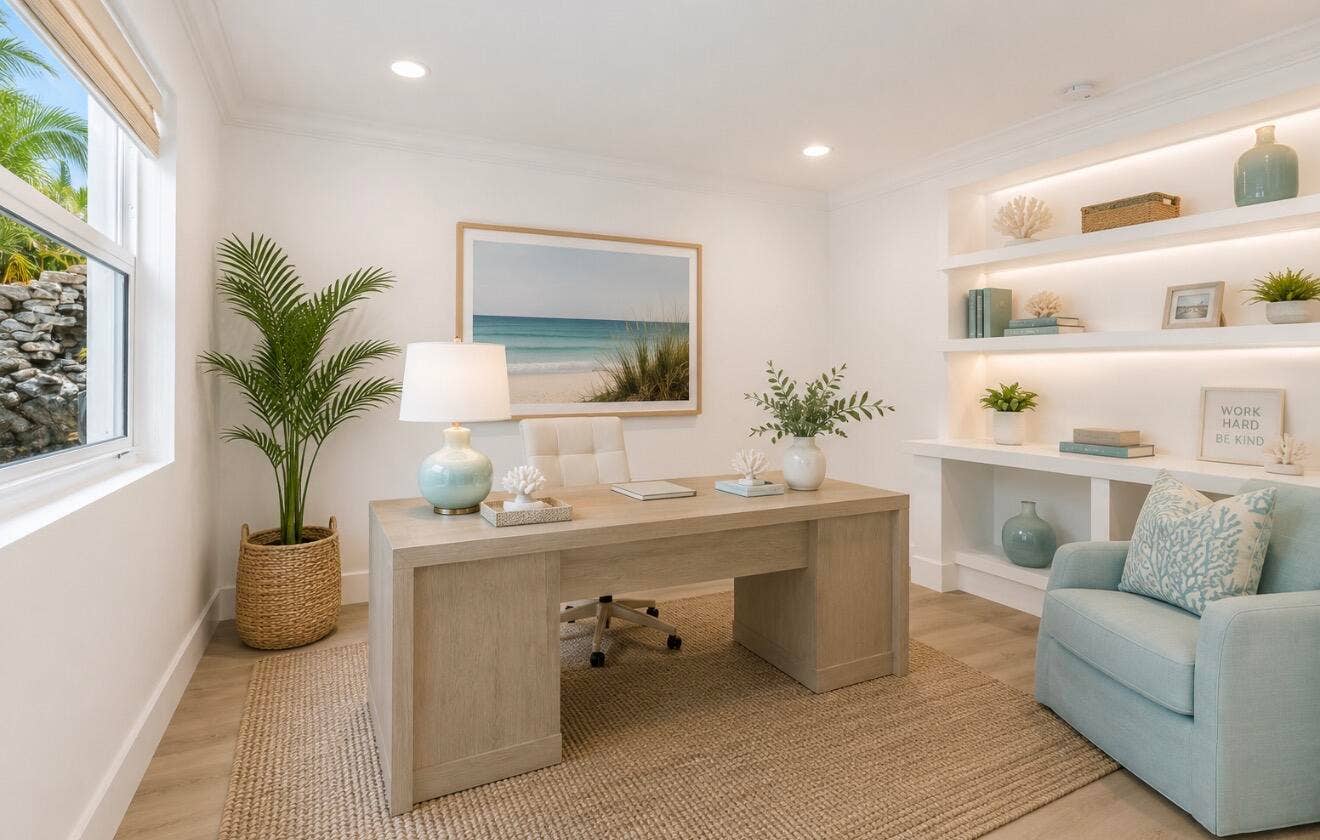 Virtually Staged Office