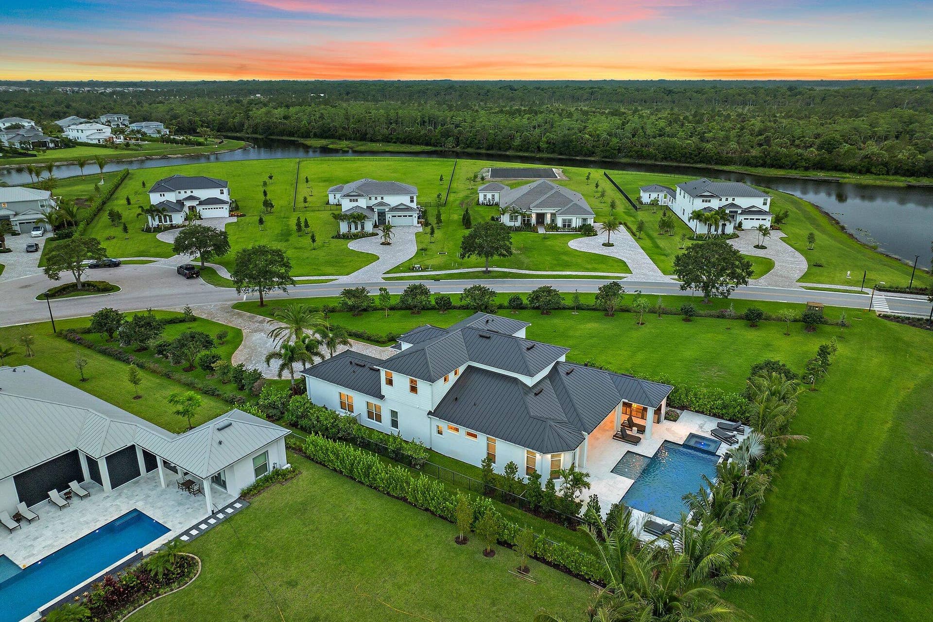 20049 SE Bridgewater Drive, Jupiter, FL 33458 Side Aerial