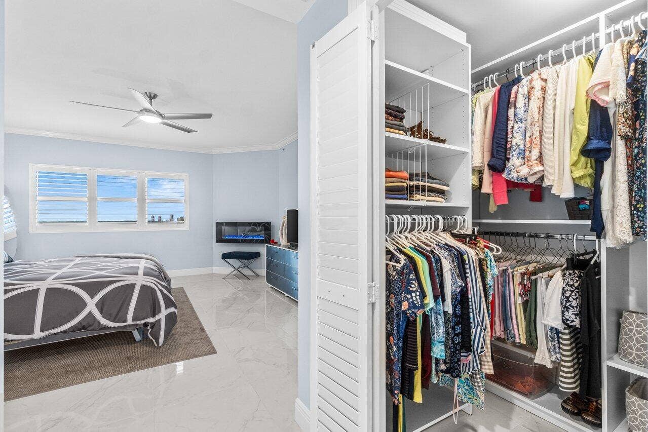 His Walk-In Closet