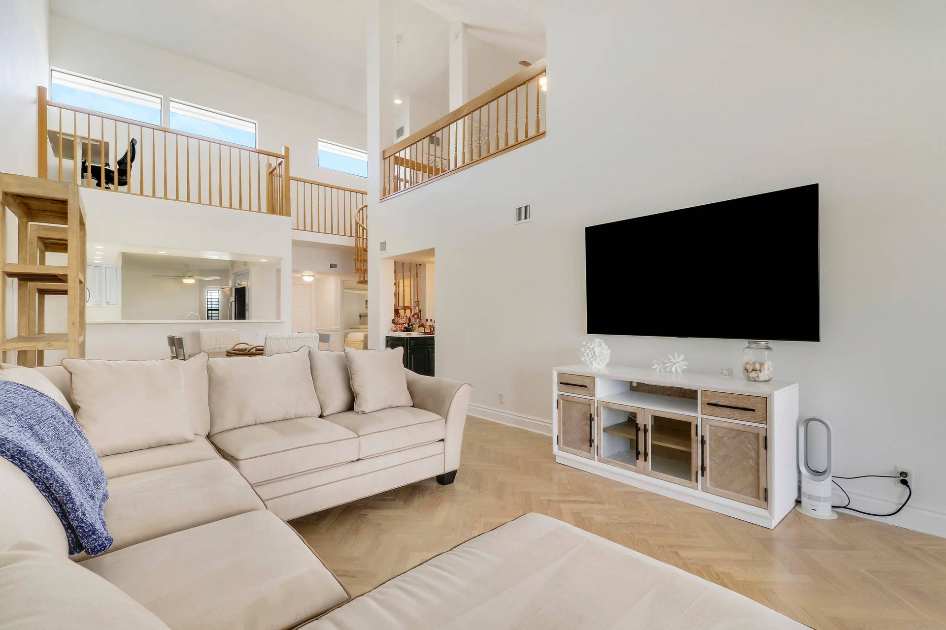 Living, Dining, Kitchen, & Loft