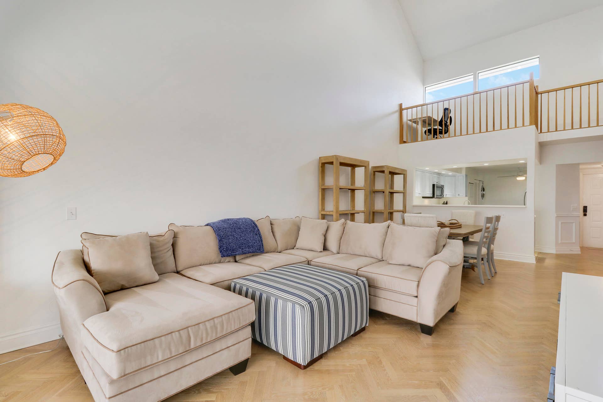 Living, Dining, Kitchen, & Loft