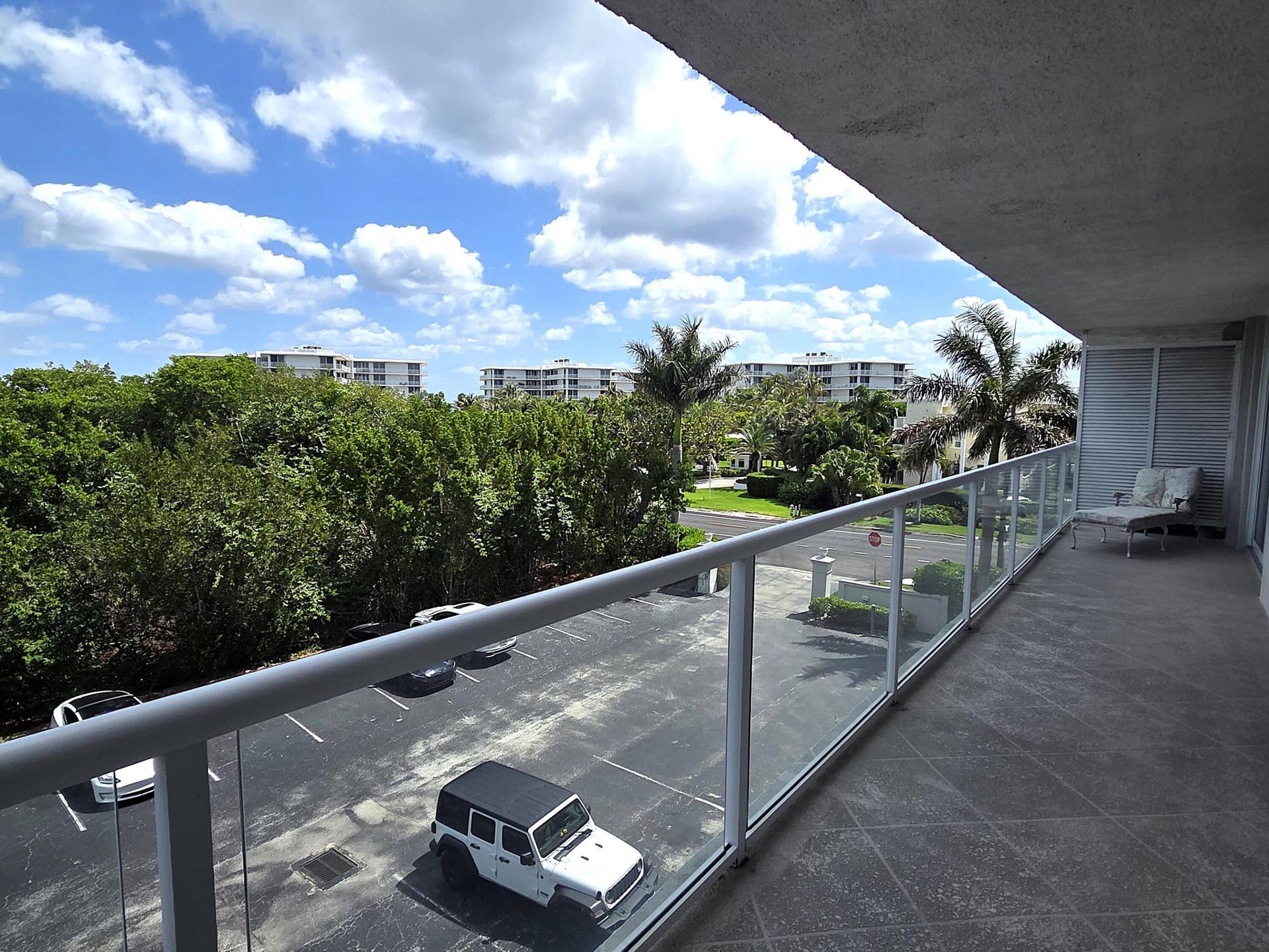 2560 S Ocean Boulevard, #416, Palm Beach, FL 33480 Balcony View Facing East