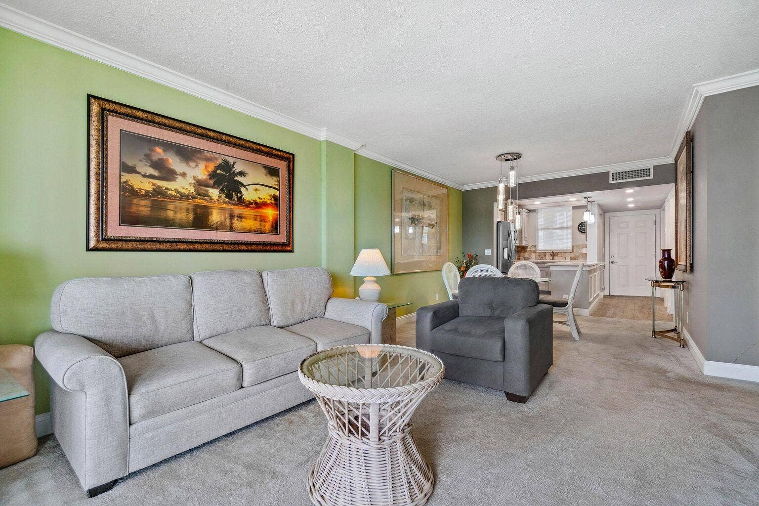 100 Paradise Harbour Boulevard, #208, North Palm Beach, FL 33408 Living Area