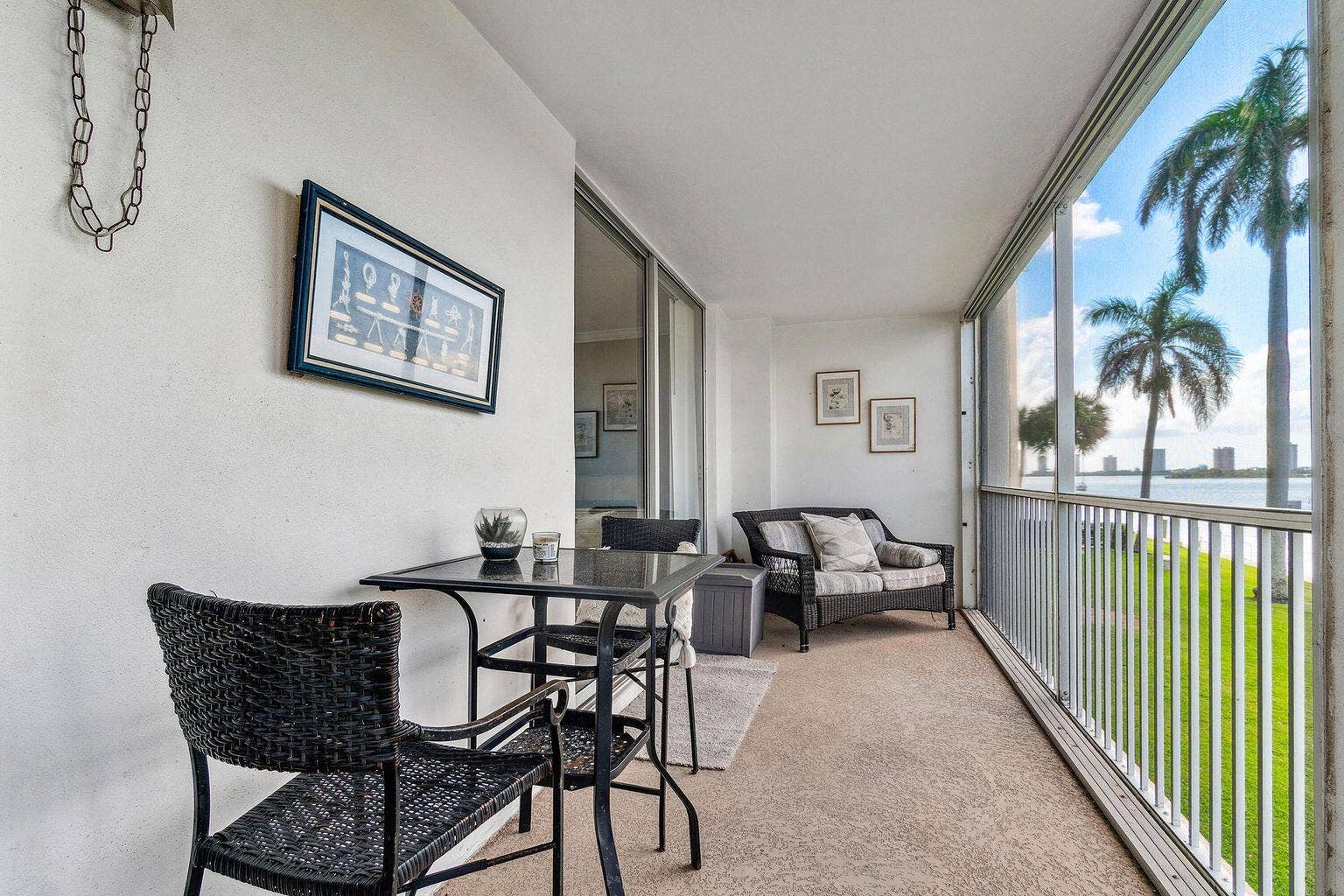 100 Paradise Harbour Boulevard, #208, North Palm Beach, FL 33408 Enjoy the views of the ICW and the Earman River from your balcony