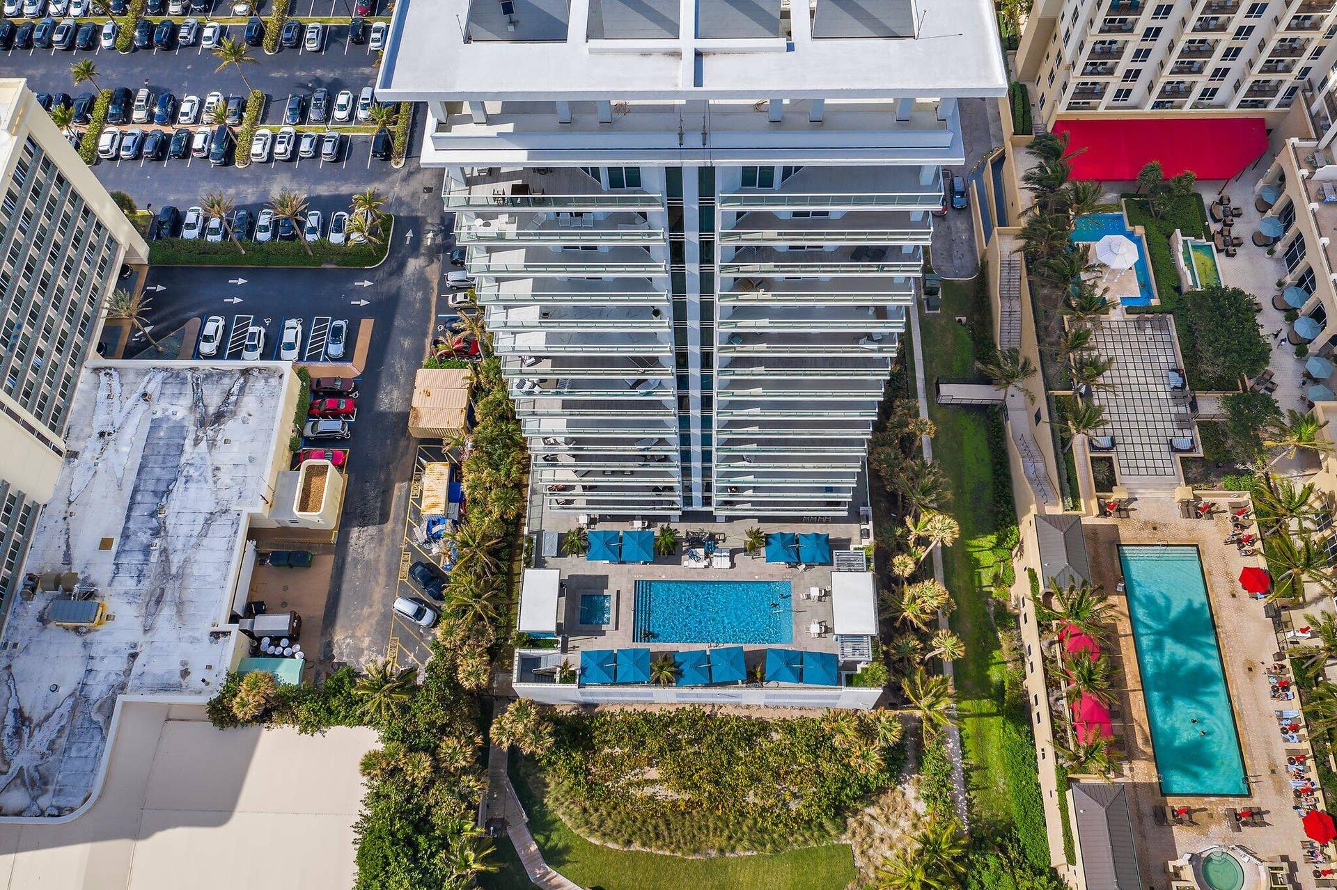 Overhead of the Pool Area