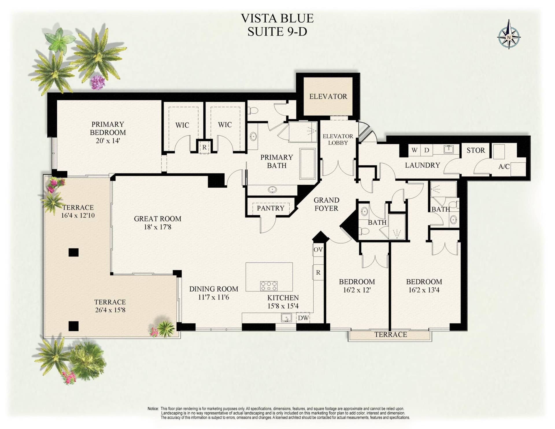 VISTA BLUE, SUITE 9-D color