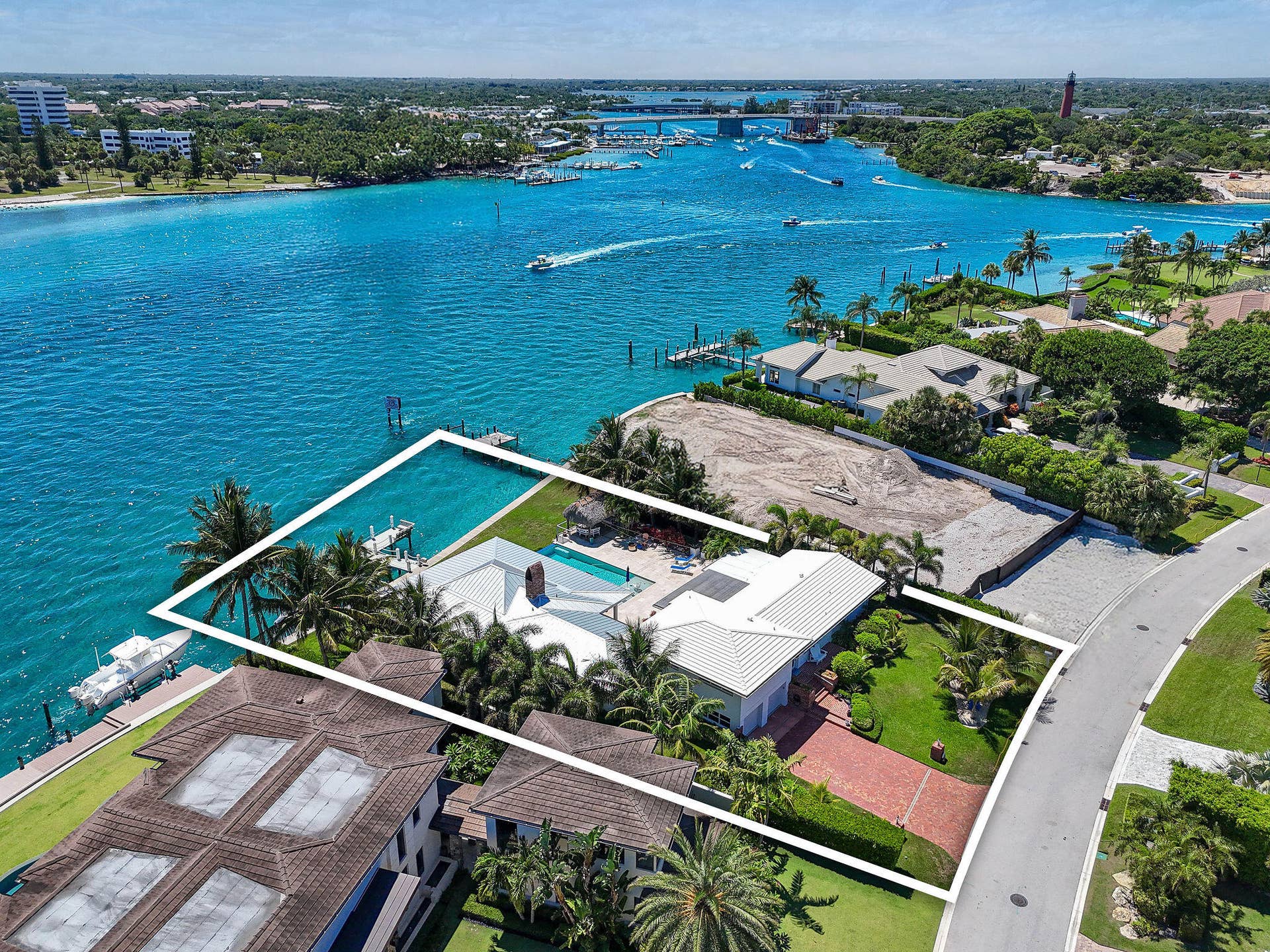 87 Lighthouse Drive, Jupiter Inlet Colony, FL 33469 87LighthouseDrAerials(11)a