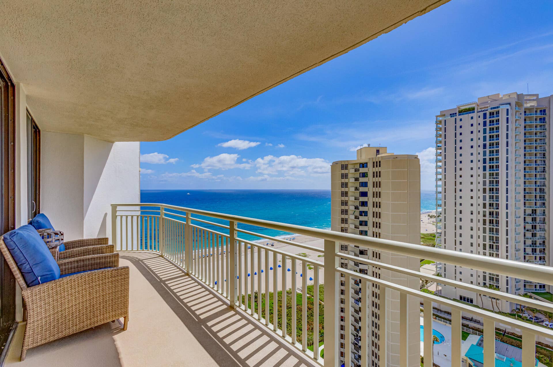 3000 N Ocean Drive, #22 G, Singer Island, FL 33404 Balcony View