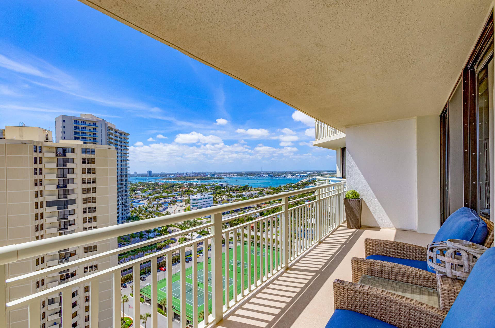 3000 N Ocean Drive, #22 G, Singer Island, FL 33404 Balcony View