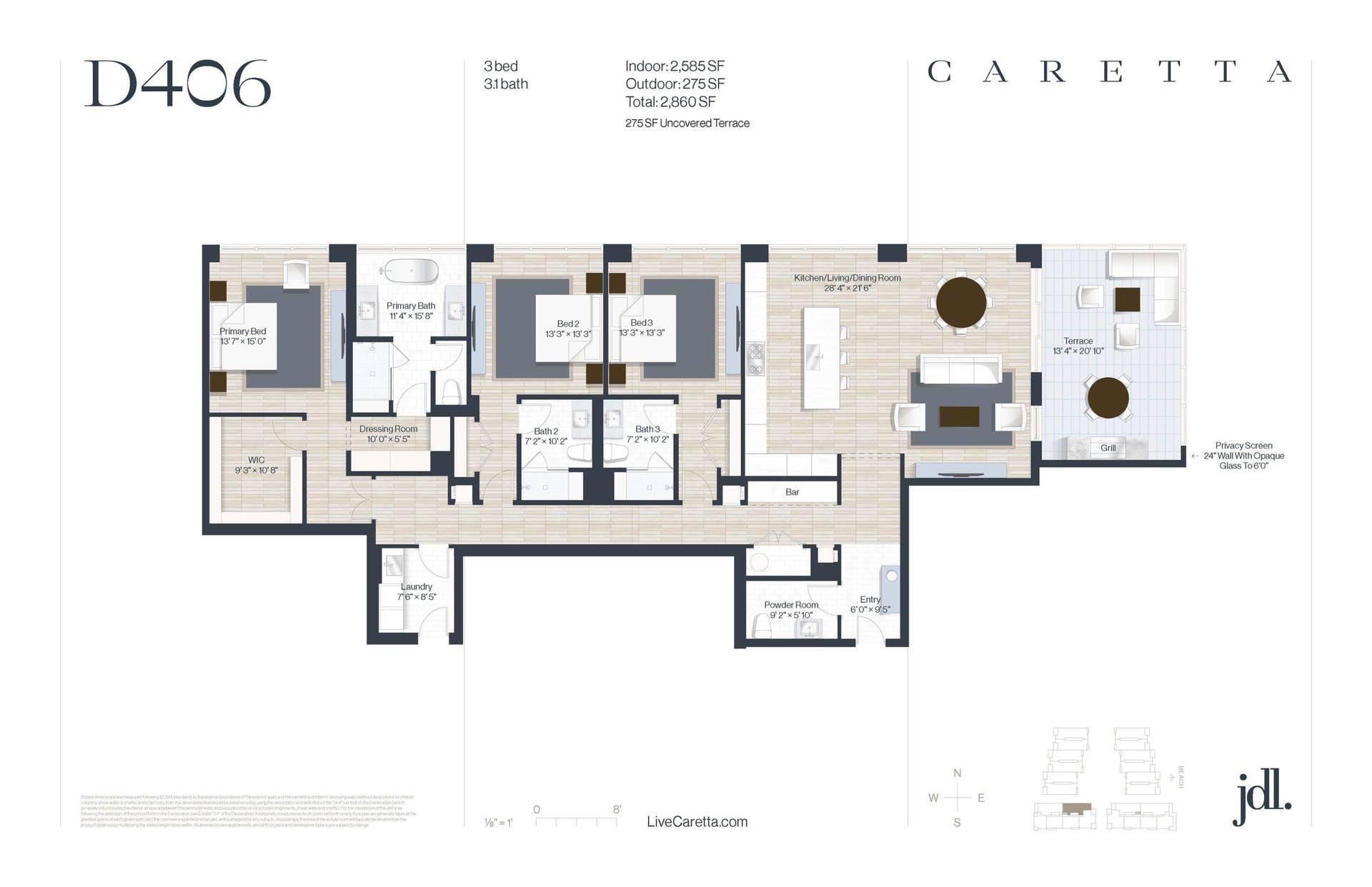 1011 Us Highway 1, #D406, Juno Beach, FL 33408 Caretta-D406