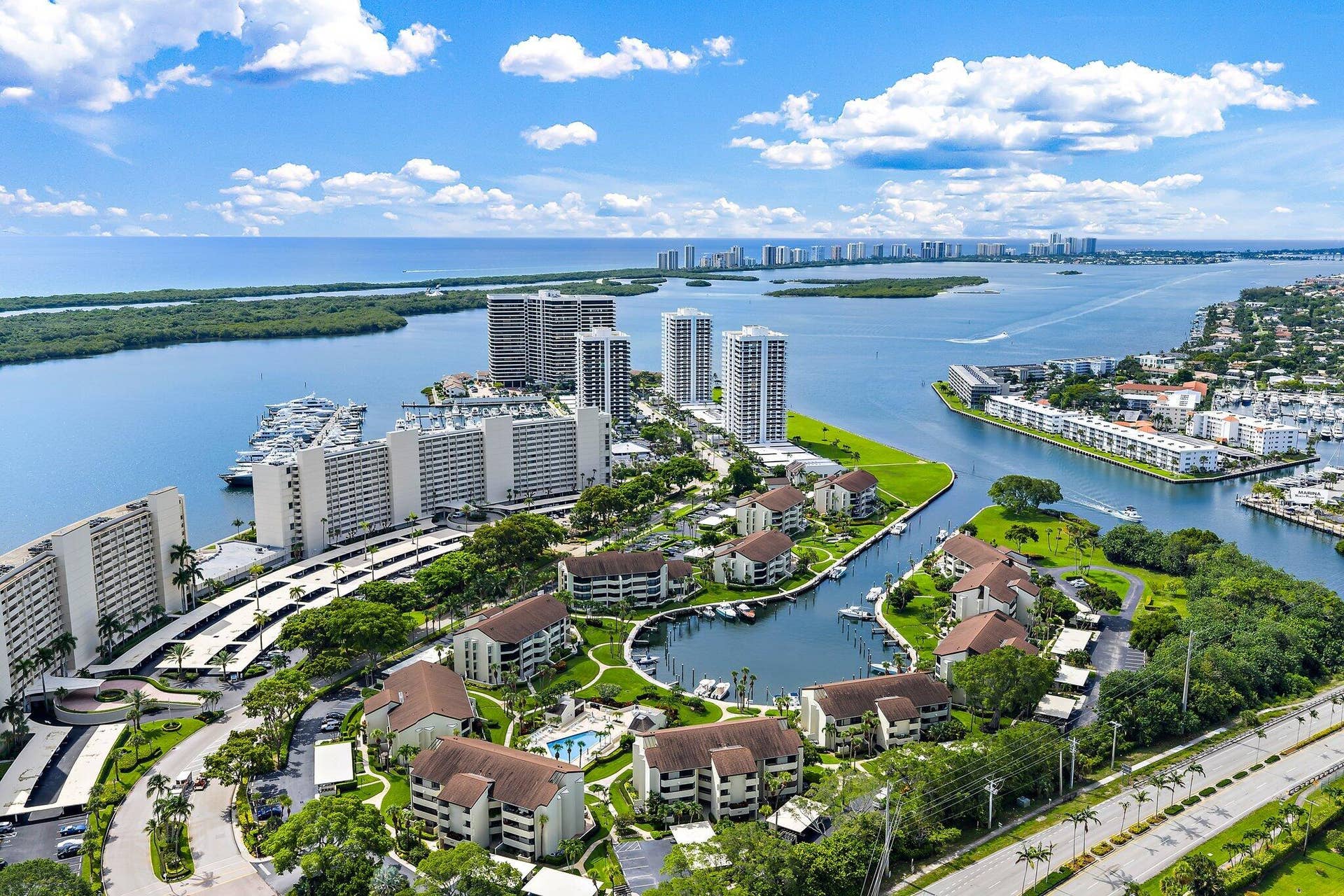 1133 Marine Way E, #I-4r, North Palm Beach, FL 33408 Aerial View
