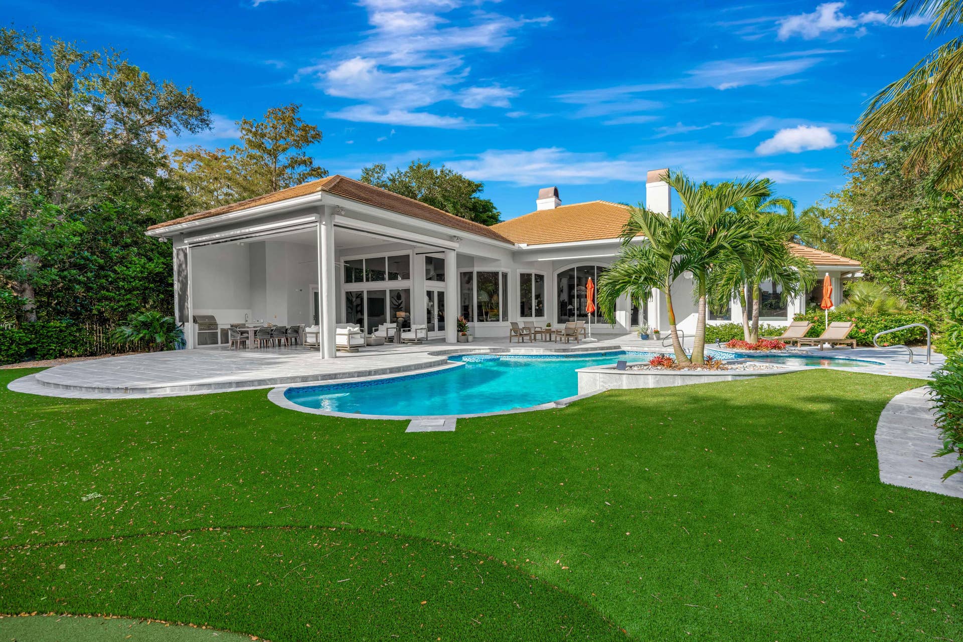 7801 Old Marsh Road, Palm Beach Gardens, FL 33418 Turfed Back Yard