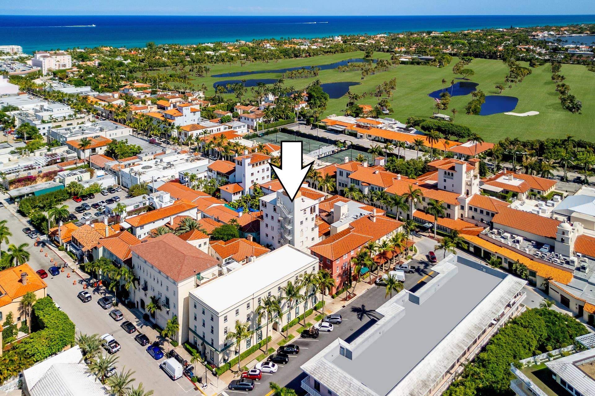 9 Via Parigi, Palm Beach, FL 33480 Building Aerial
