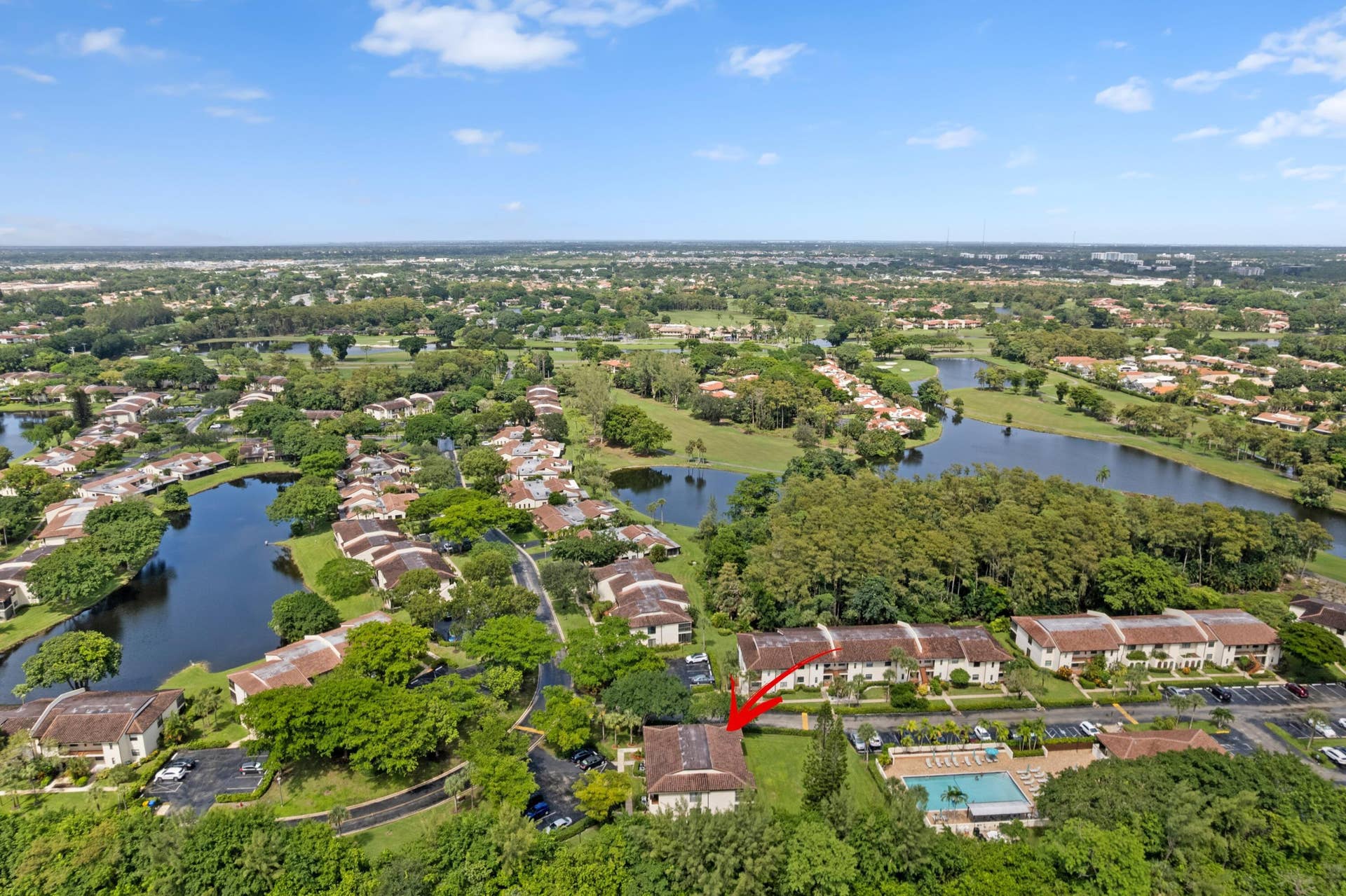 Aerial Neighborhood View