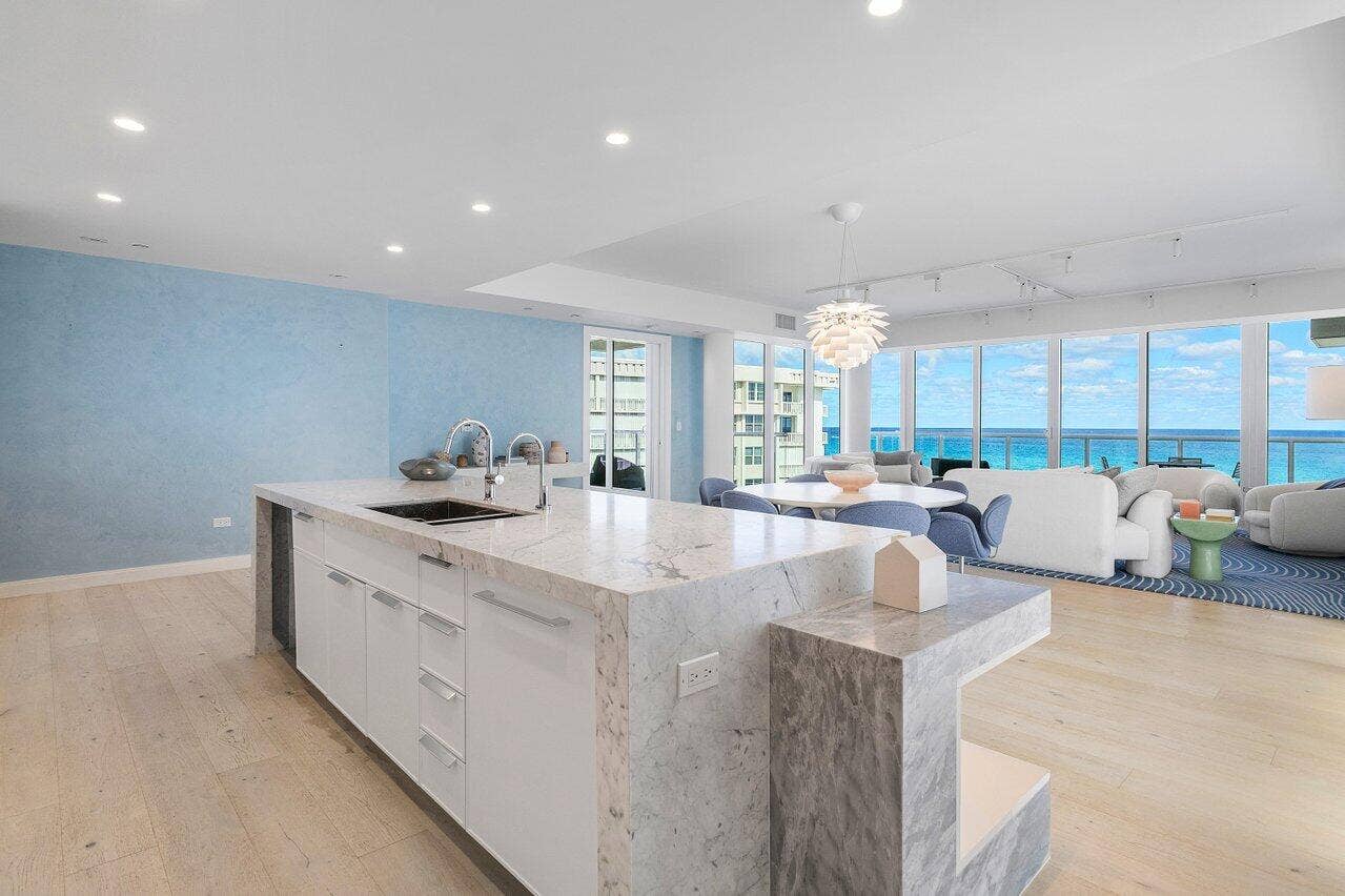3550 S Ocean 6b Boulevard, #6b, South Palm Beach, South Palm Beach, FL 33480 Great Room-Kitchen