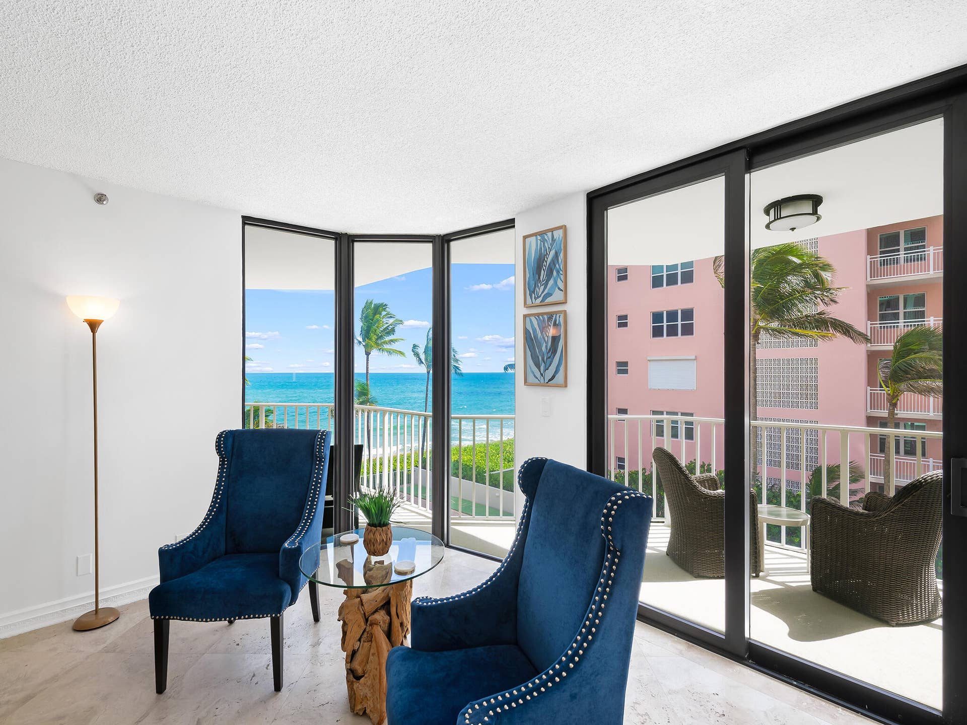 living room to balcony