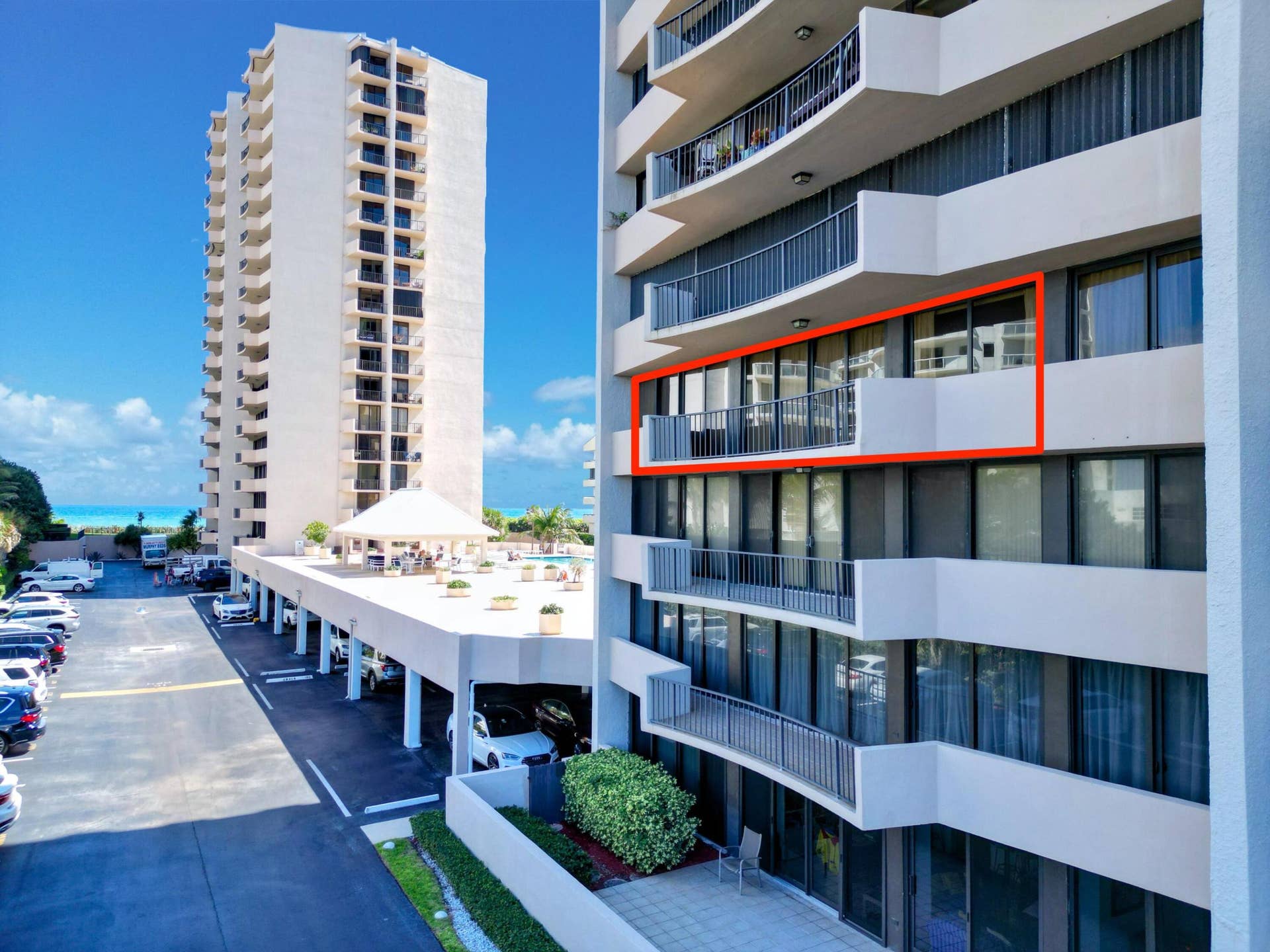 4200 N Ocean Drive, #2-301, Singer Island, FL 33404 Unit Location