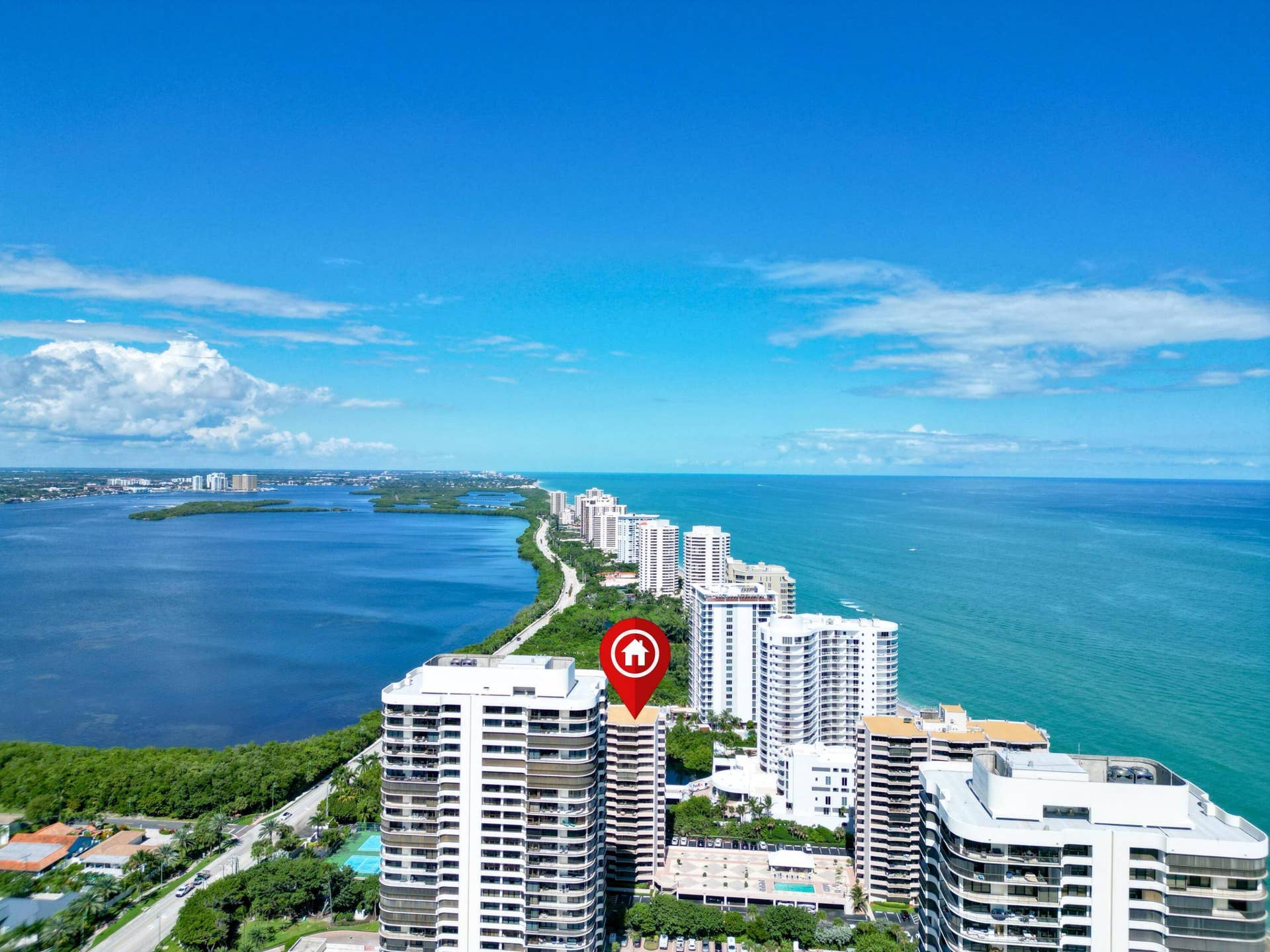4200 N Ocean Drive, #2-301, Singer Island, FL 33404 Panoramic to North